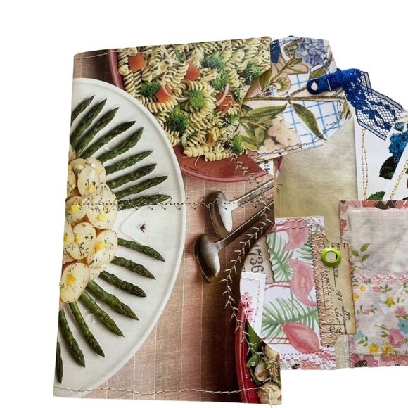 Writing Junk Journal Vintage Style Fabric Cover Diary Includes Ephemera No 17 u - Picture 9 of 16